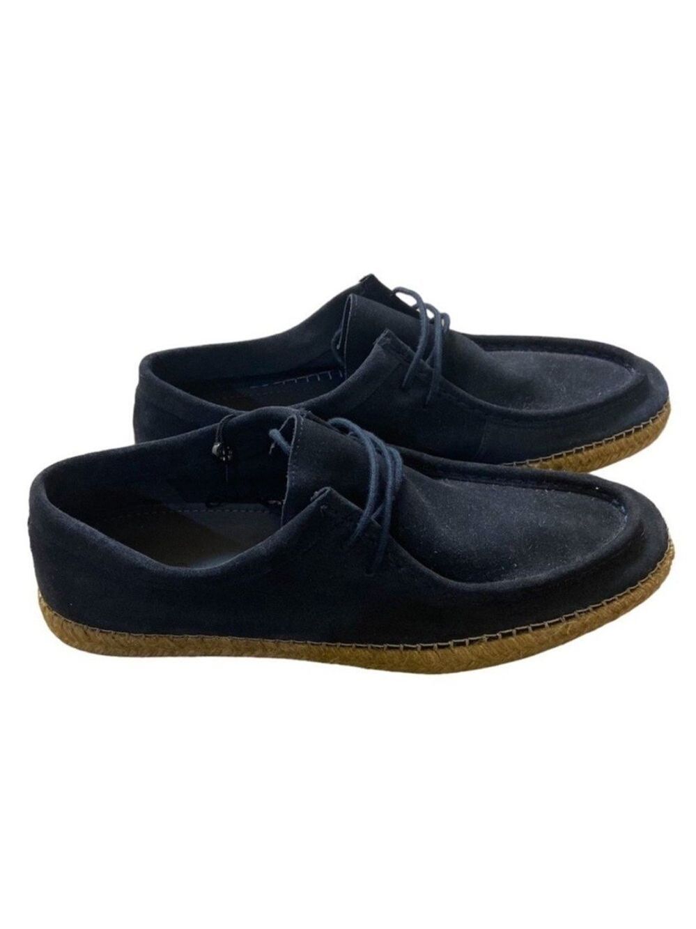 Massimo Dutti navy Suede Loafers for Men Sz 12 NWT